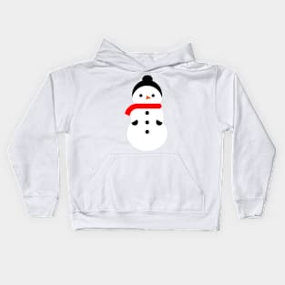 Snowman - skandi style Kids Hoodie